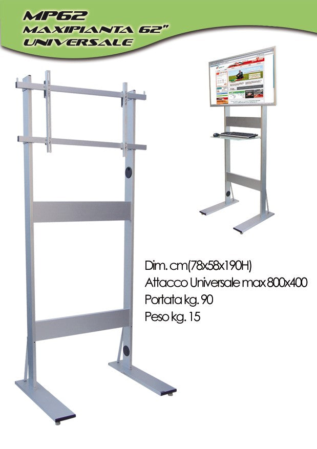 Colonna porta TV fino a 62" VESA max 800x400 Tower