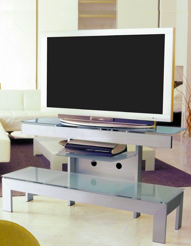 Mobiletto TV con 3 ripiani 130 cm Wilbur