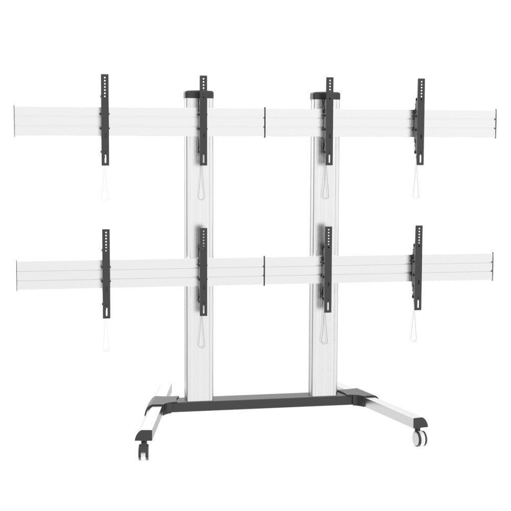 Carrello per VideoWall per 4 monitor Wally