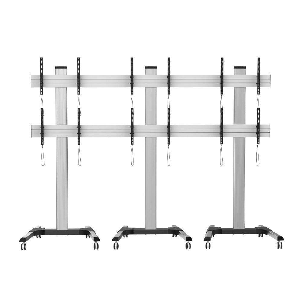 Carrello per VideoWall per 6 monitor Wally-6