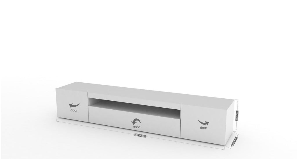 Mobile porta TV Bandol White