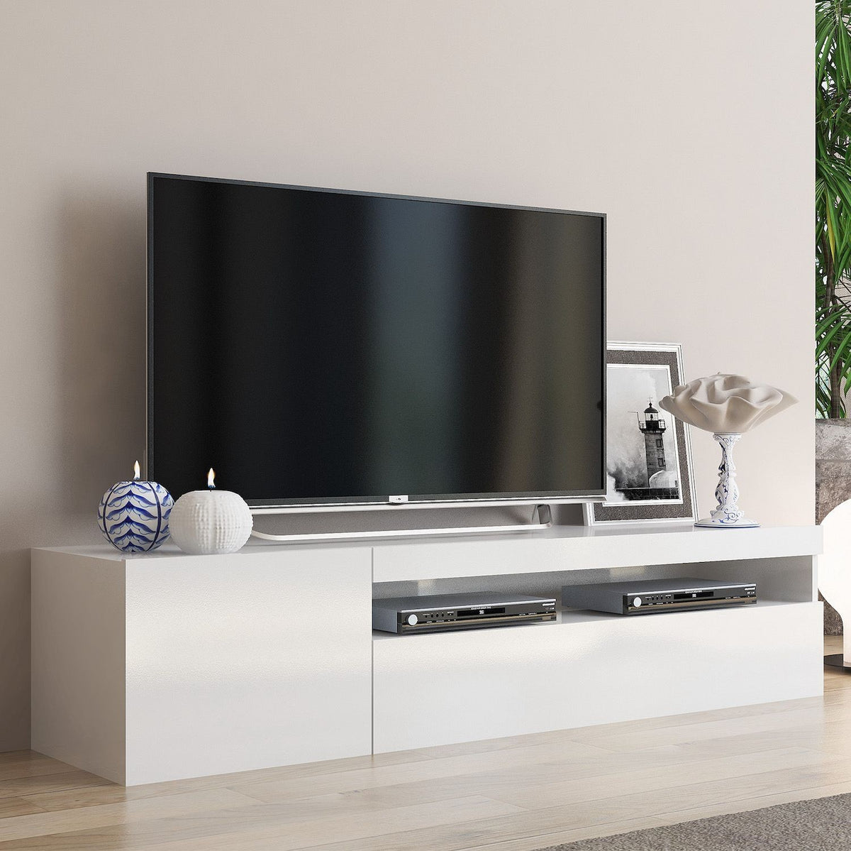 Porta TV Bandol White