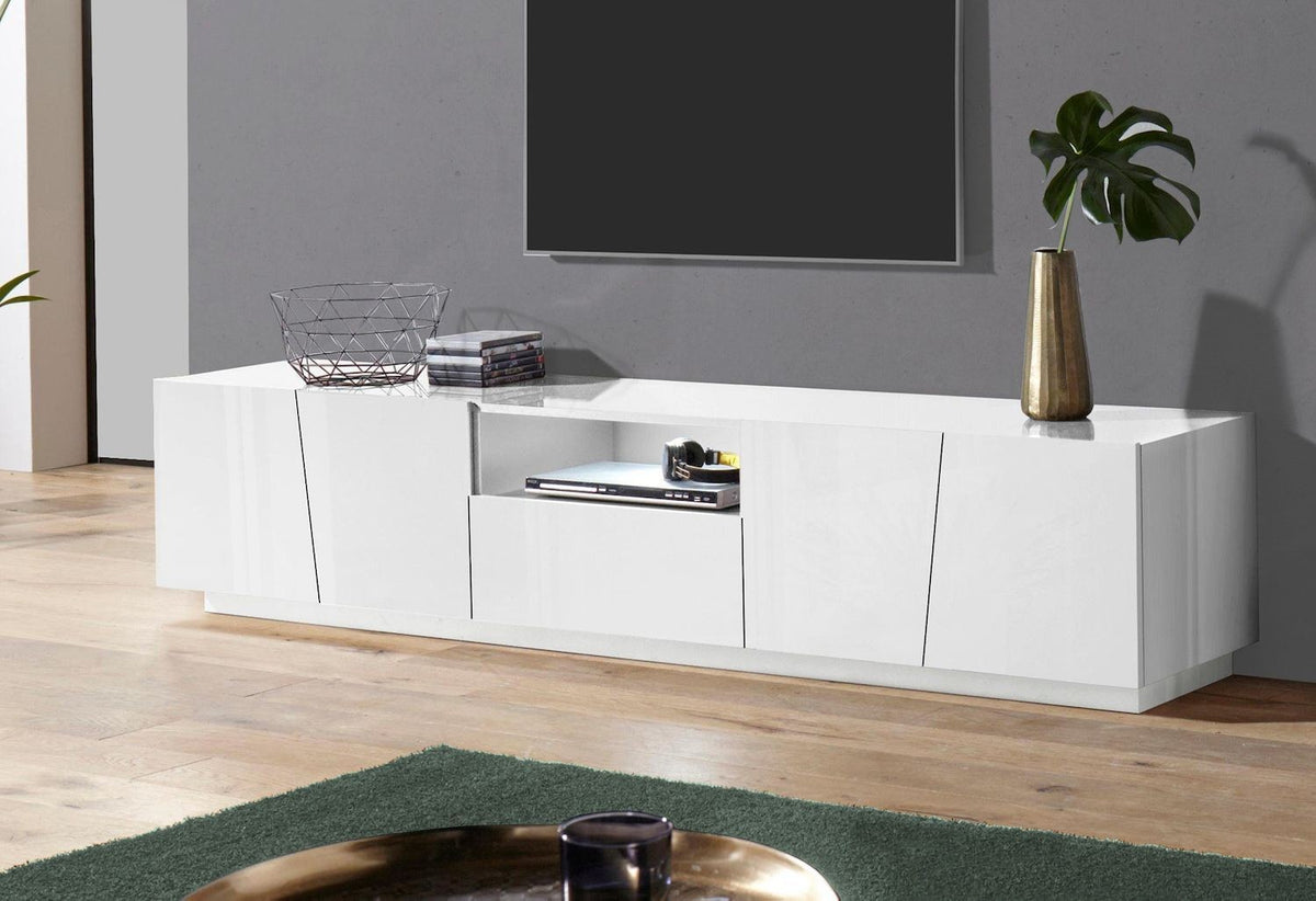Mobile porta TV Annabel 4A/1C/1V White