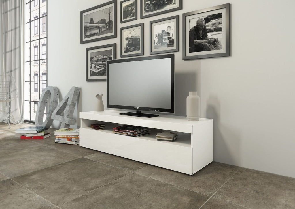 Mobiletto TV Vidar 130 White
