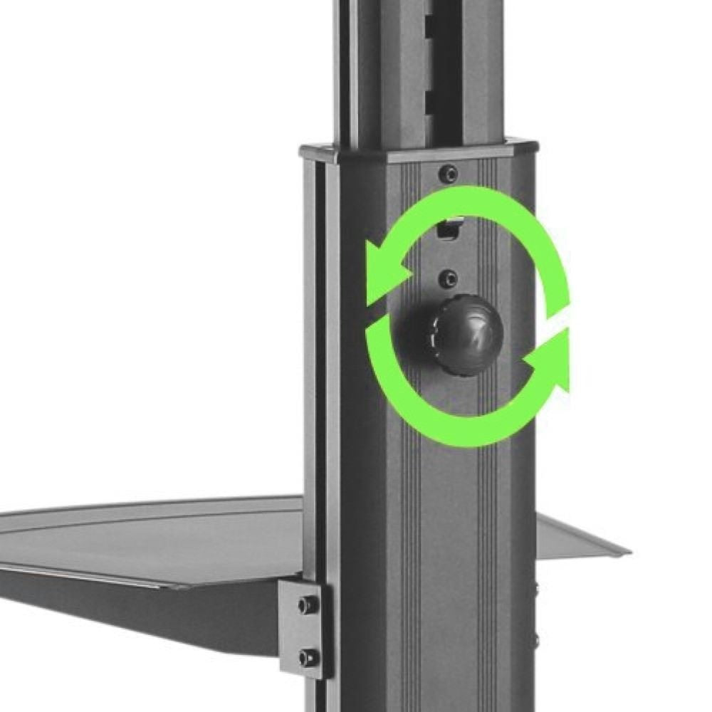 Carrello porta televisione con ruote da 32" - 65" Rolling