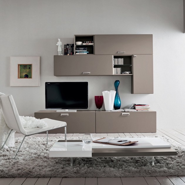 Parete attrezzata design moderno Kimmo